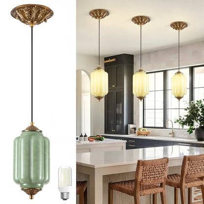 Glass Pendant Lights for Kitchen Island