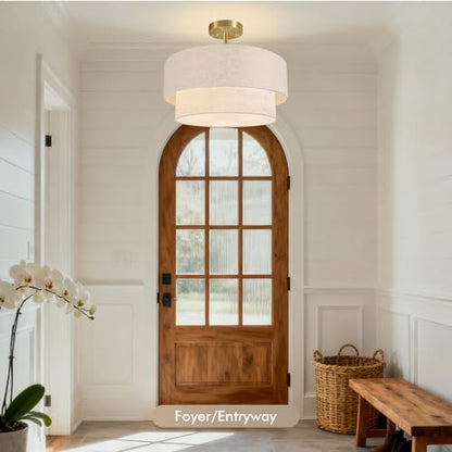 16.5'' Semi Flush Mount Ceiling Light