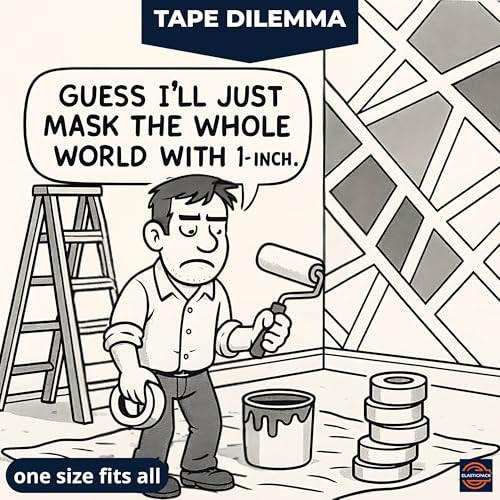 Painters Tape 2” & 1” Variety Pack