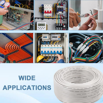 THHN Wire 4 Gauge 100FT (White / 4 Gauge 100FT)