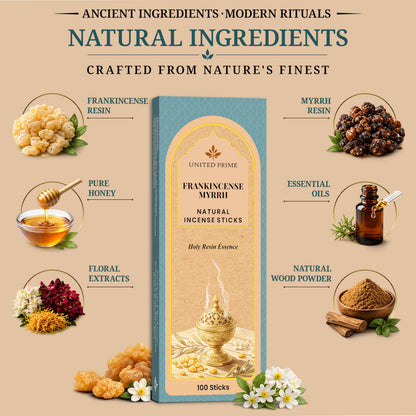 Pure Frankincense & Myrrh Incense (Frankincense)