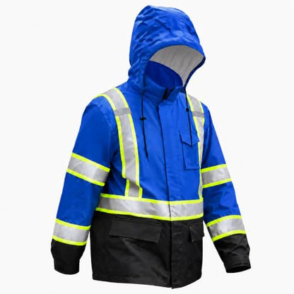 High Visibility Reflective Rain Jacket
