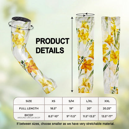 Gardening Sleeves (XX-Large / Yellow Freesia)