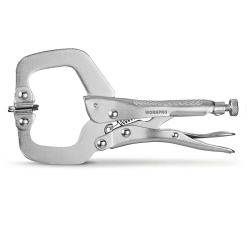 Locking C Clamp with Swivel Pads