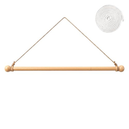 Adjustable Wooden Poster Hanger for Fabric Wall Decor