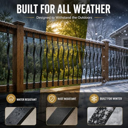 60 Pack Metal Deck Balusters (32.25 IN)
