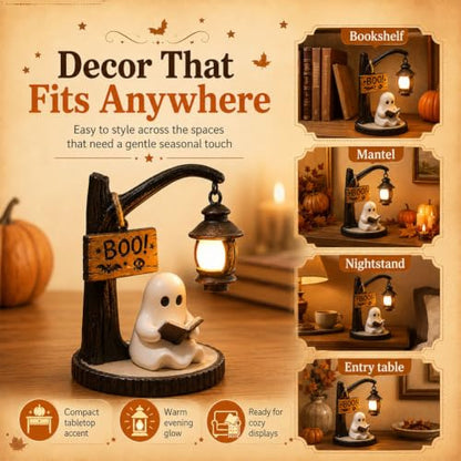 1 pcs 1 Pack 1 Count Ghost Reading Book Lamp 1 piece 1 Set