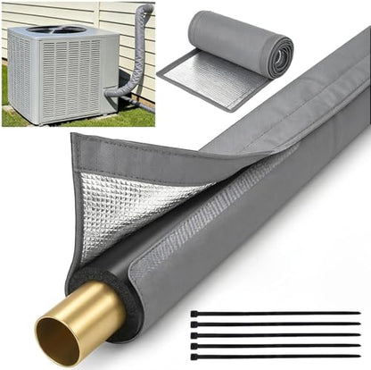 HVAC Pipe Insulation Cover 72"x10.2" AC Line Set Sleeve