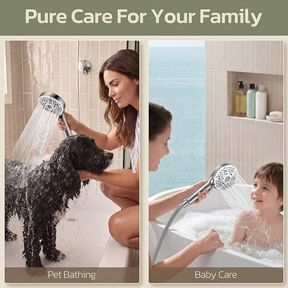 Filtered Shower Head with Handheld