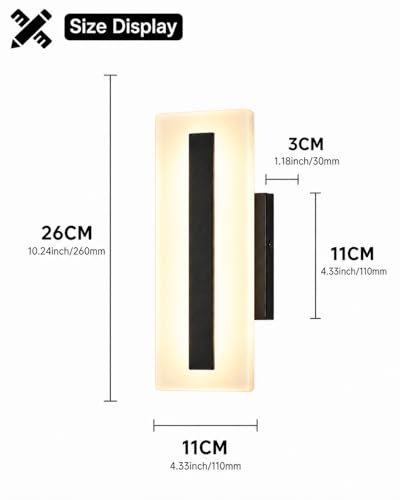 Warm White Wall Light