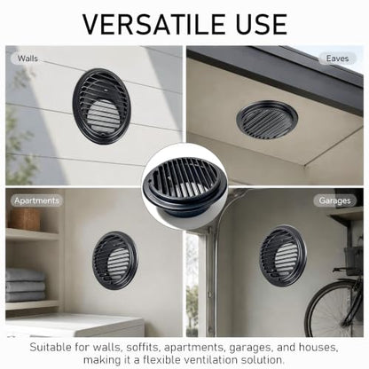 4 inch Thickened 304 Stainless Steel Vent Cover (Flat 4inch (No Hood))