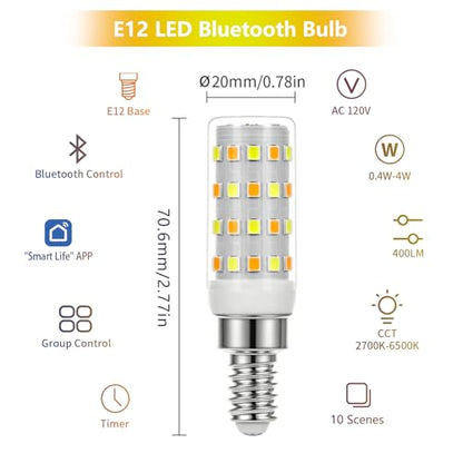 E12 52LED Bulb