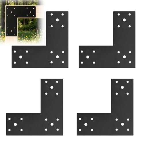 4 PCS T Post Timber Brackets