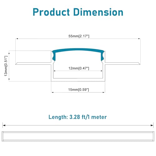 Plaster in LED Channel 3.3FT