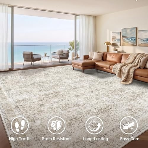 8x10 Area Rugs (Beige / 8' x 10' (Rectangular))