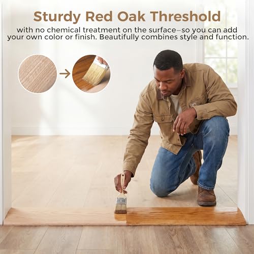 Solid Oak Floor Transition Strip
