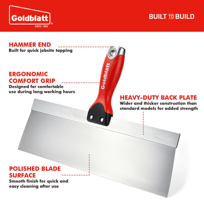 14" Stainless Steel Drywall Taping Knife (14")