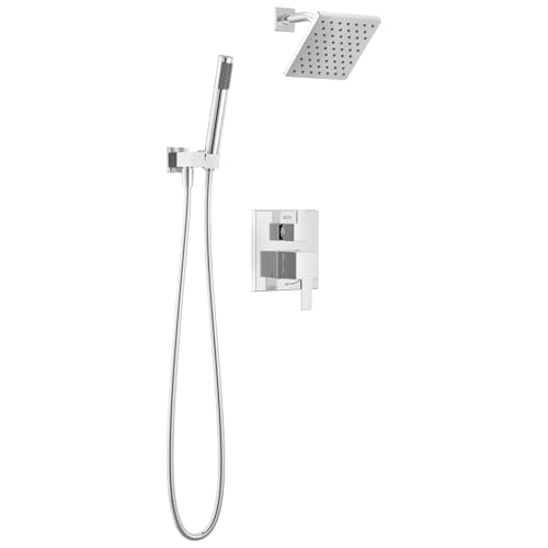 Modern Square Shower System Faucet Set