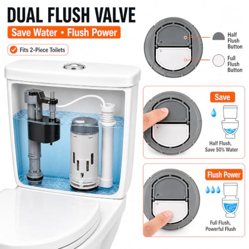 Dual Flush Valve Replacement Kit