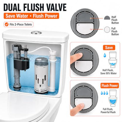 Dual Flush Valve Replacement Kit