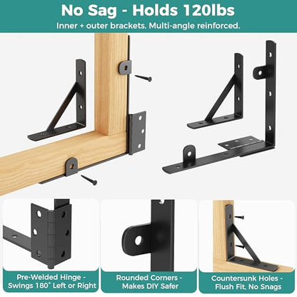 Anti Sag Wooden Gate Hardware Kit