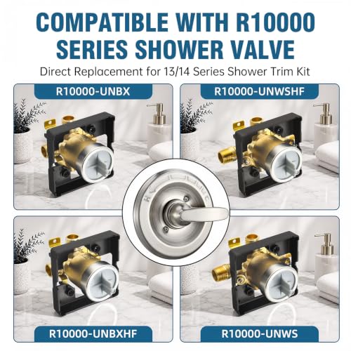 Shower Trim Compatible with Delta Shower Trim Kit T13010
