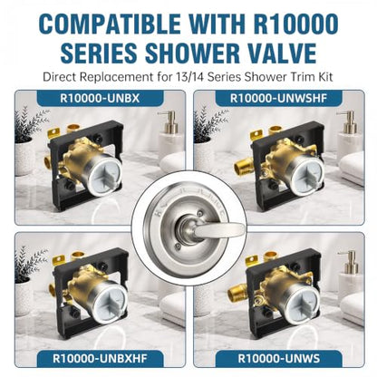Shower Trim Compatible with Delta Shower Trim Kit T13010