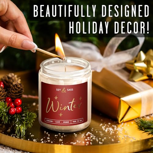 Winter Candle (Winter - Red)