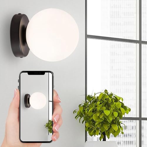 Modern Round Ceiling and Wall Fixture for Hallway Entryway Bedroom Bedside Living Room