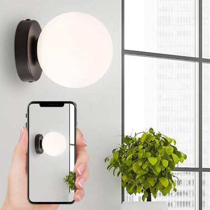 Modern Round Ceiling and Wall Fixture for Hallway Entryway Bedroom Bedside Living Room