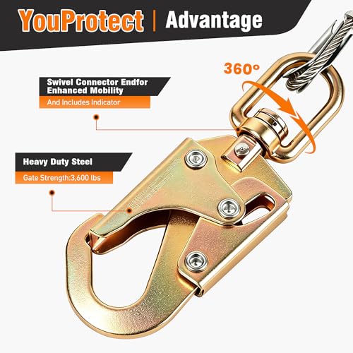 Retractable Fall Arrest Lanyard