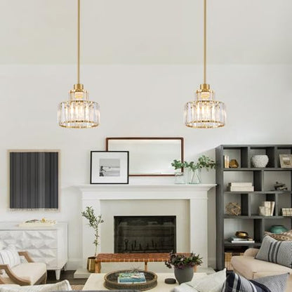 P JDH0211XL Crystal Pendant Light