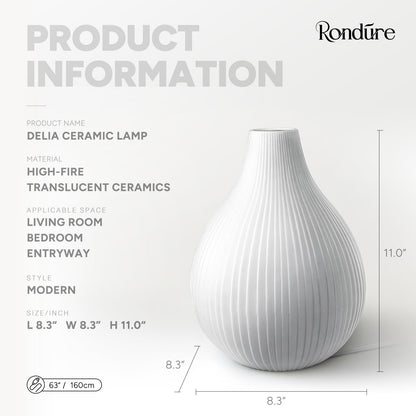 Modern Ceramic Decorative Table Lamp Living Room Bedroom Bedside