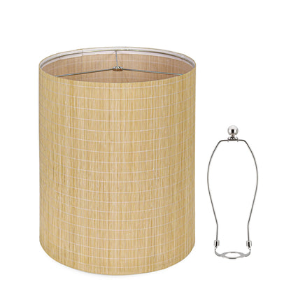 Bamboo Lamp Shade 1 Pack (Yellow)