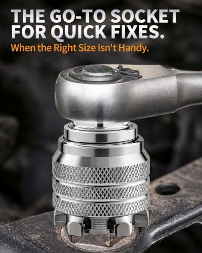 Universal Socket Wrench Adjustable Socket Drill Adapter