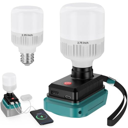 Cordless LED floodlight