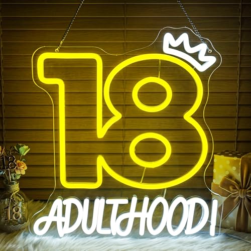 Adulthood Neon Sign