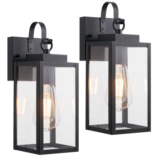 11.8" 2 Pack Porch Light (2 PACK / Black)