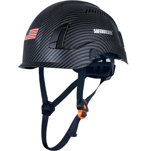 Construction Hard Hats ABS Safety Helmet Adjustable Ventilation System Lightweight Industrial Work Head Protection Certified ANSI