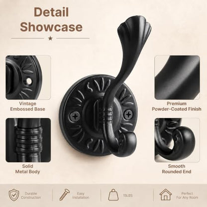 Coat Hooks Wall Mount