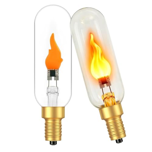 Flame Light Bulb E12 LED Realistic Flickering Fire Candelabra Decor