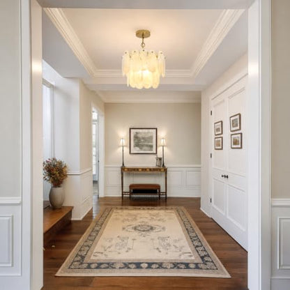 Modern Large Crystal Glass Chandelier