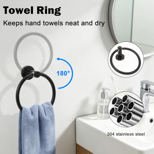 5 Piece Bath Hardware Set