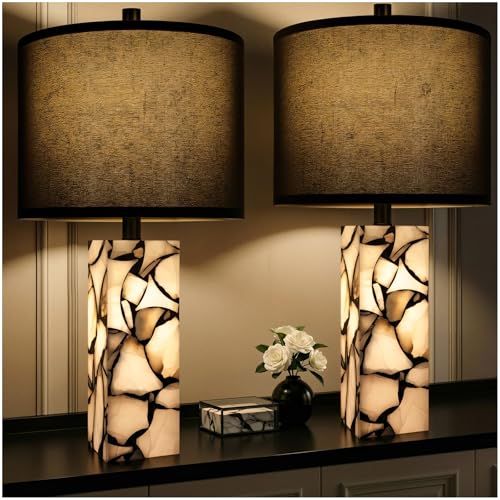 Alabaster Table lamp Series