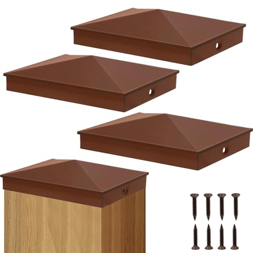 Heavy Duty Aluminum Pyramid Post Caps Cover