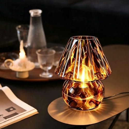 Glass Mushroom Lamp