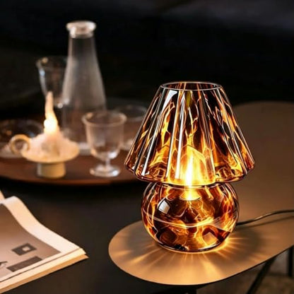 Glass Mushroom Lamp