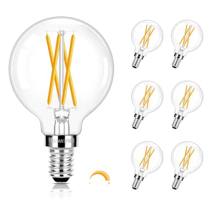 6 Pack G16.5 LED Light Bulbs
