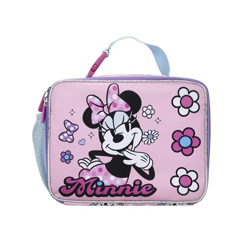 Disney Minnie Mouse Classic Insulated Character Lunchbox (Minnie Mouse Classic Pink)