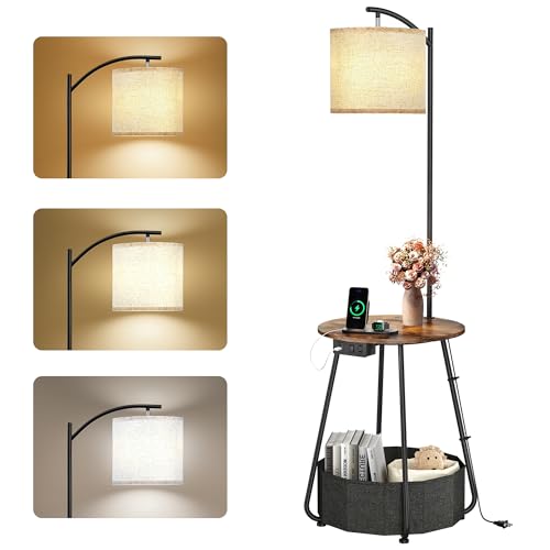 Floor Lamp with Table